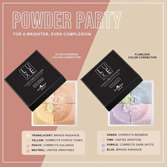 Italia deluxe luxe color correcting powder - GLOW GODDESS - Picture 4 of 5